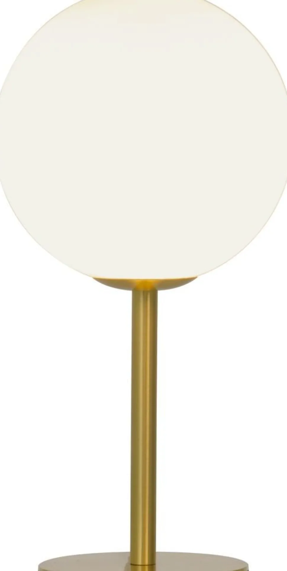 Molekyl bordslampa - Matt mässing/vit