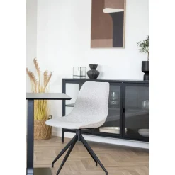 Monaco matstol - Sand bouclé