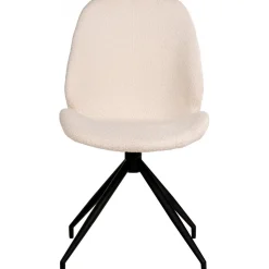 Monte Carlo snurrbar matstol Vit boucle