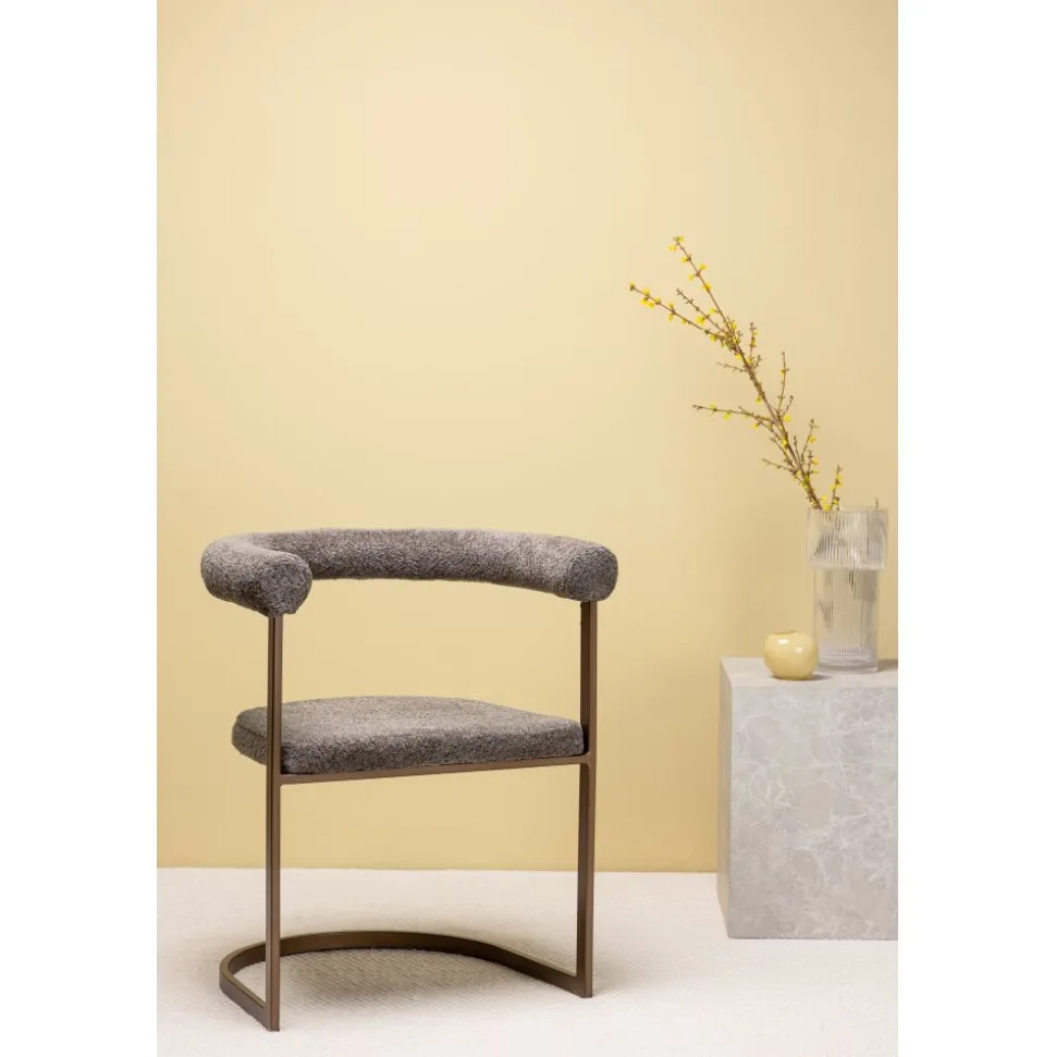 Morning matstol - Brun boucle