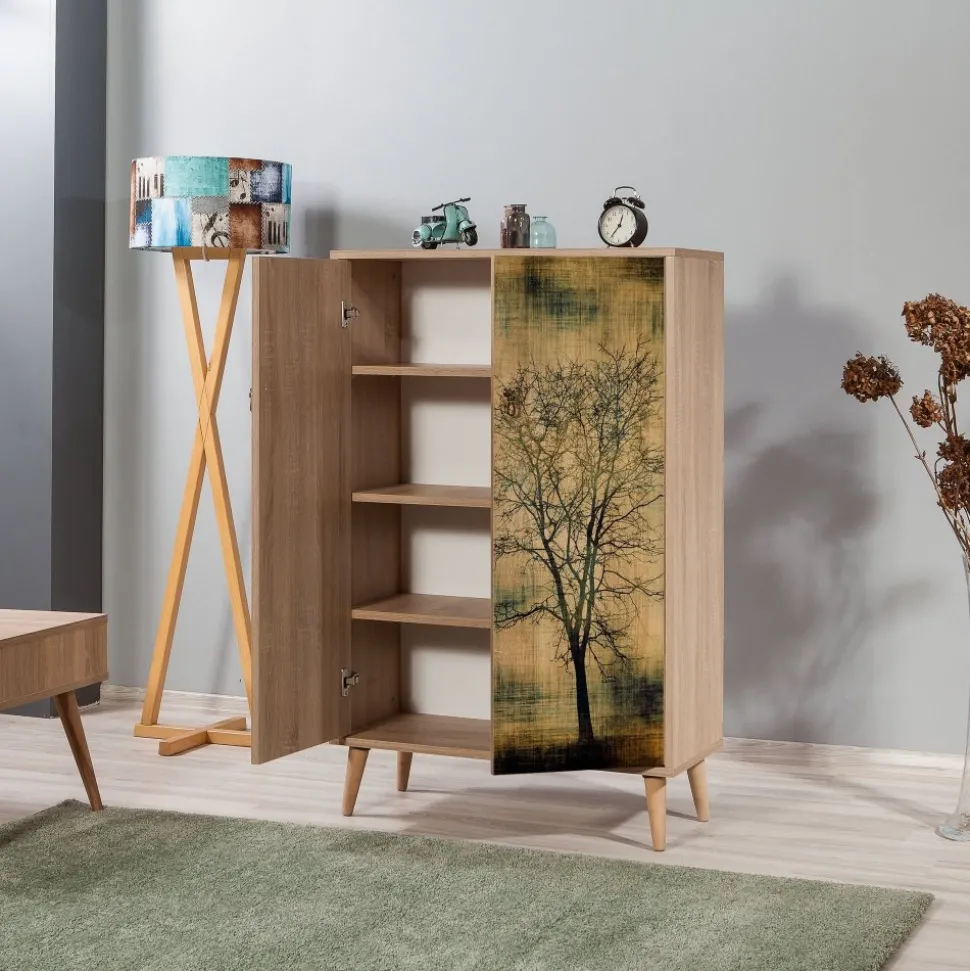 Multibox 729 skåp - Sonoma ek