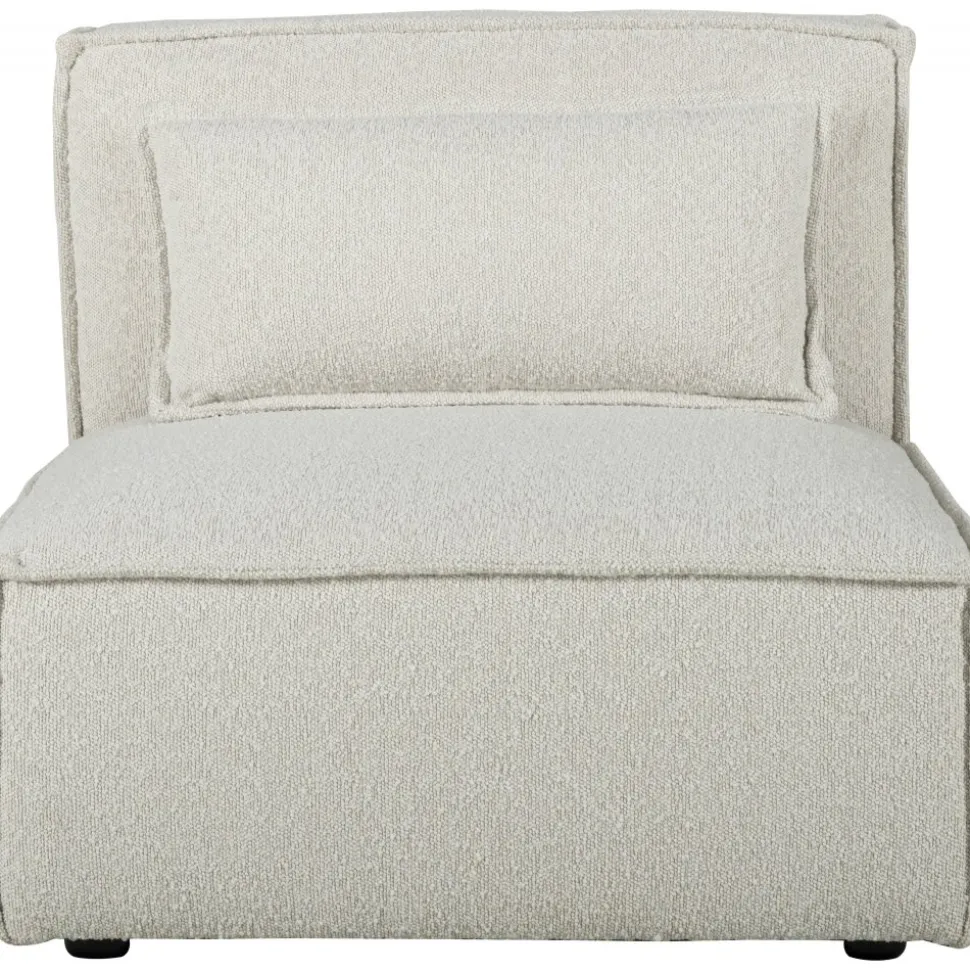 Nees modulsoffa - mittdel - Stone White + Möbeltassar