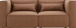 Nees modulsoffa i cognac combo 1
