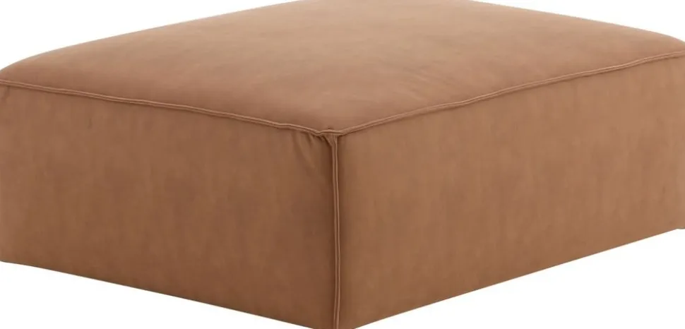 Nees modulsoffa i cognac combo 3 + Textilrengöring för möbler