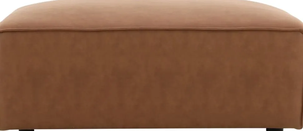 Nees modulsoffa i cognac combo 3 + Textilrengöring för möbler