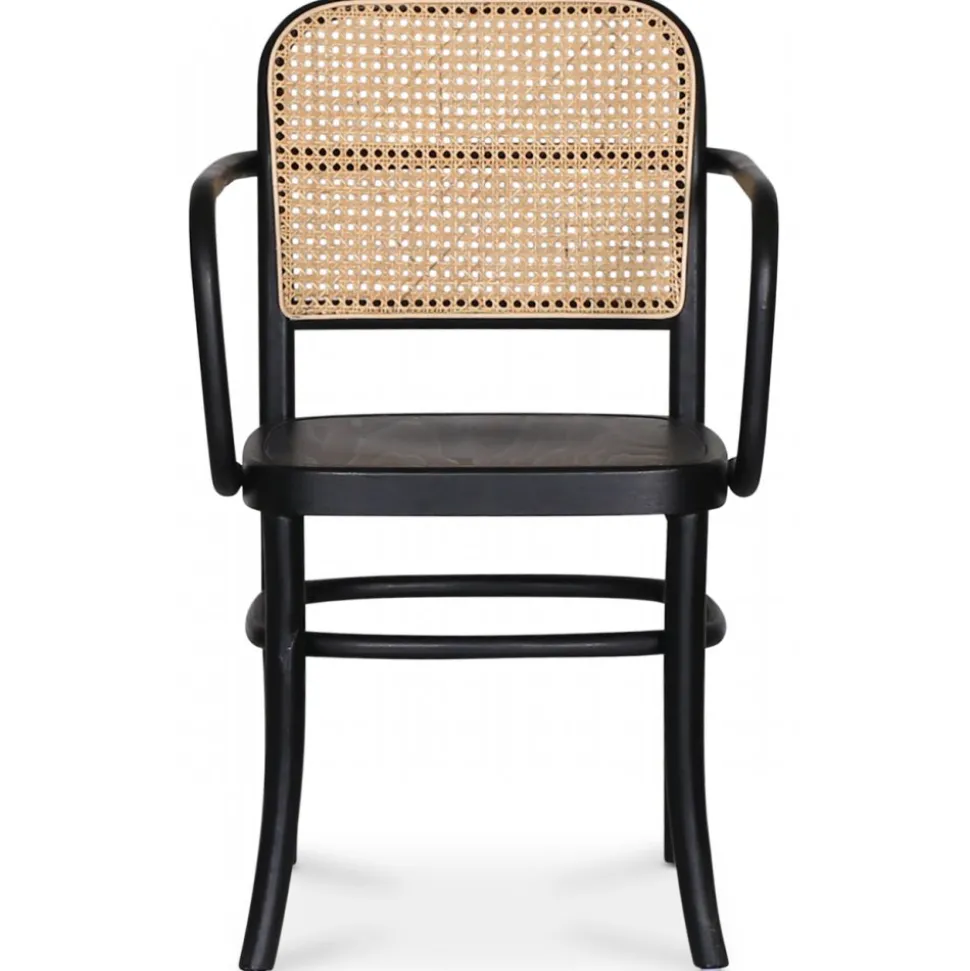 Nemis karmstol böjträ - Svart/rotting + Fläckborttagare för möbler