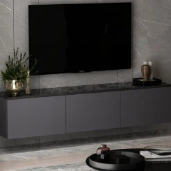 Neon TV-bänk - Antracit