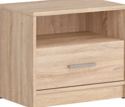 Nepo Plus sängbord - Ljus ek