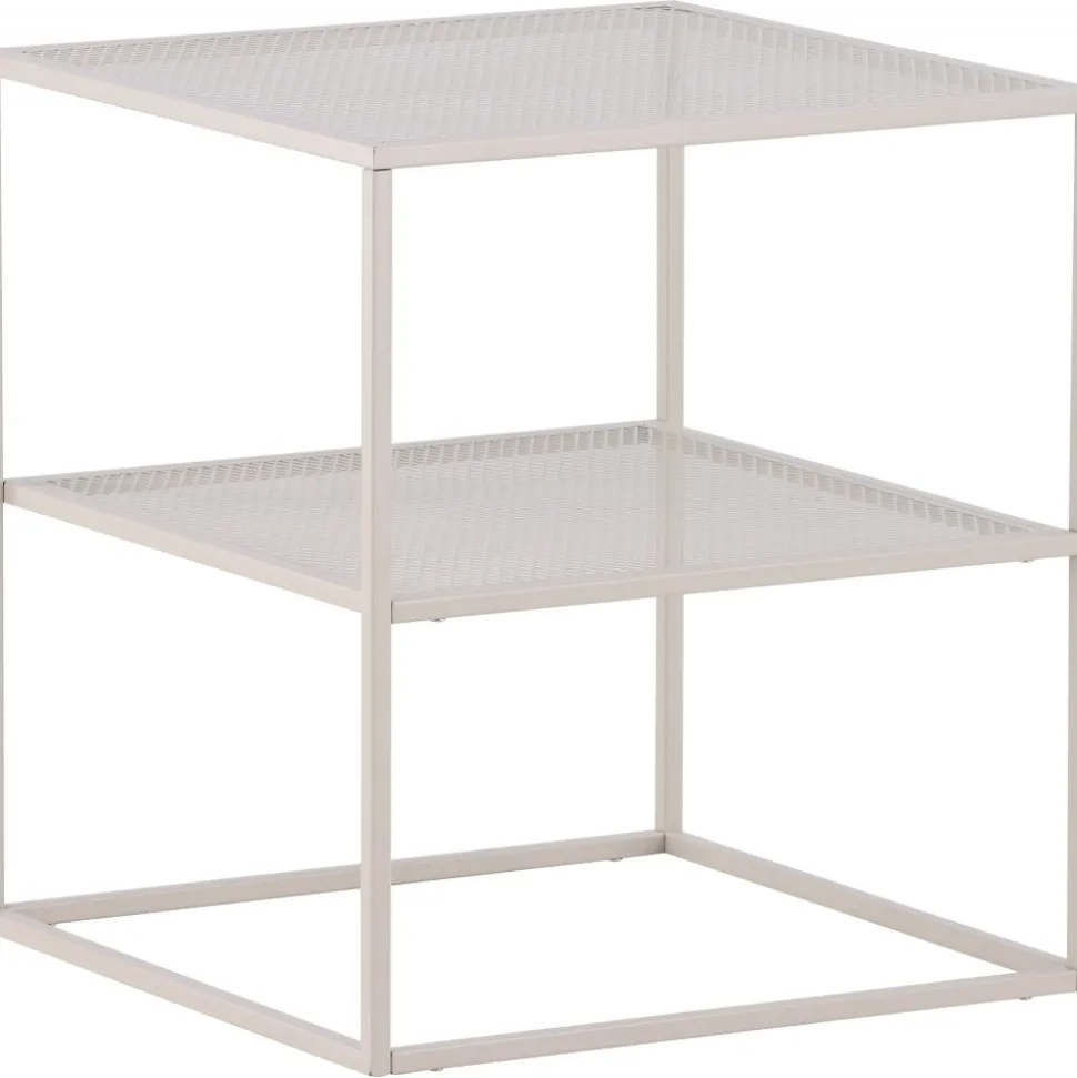 Netz sidobord 55 x 55 cm - Beige