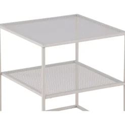 Netz sidobord 55 x 55 cm - Beige