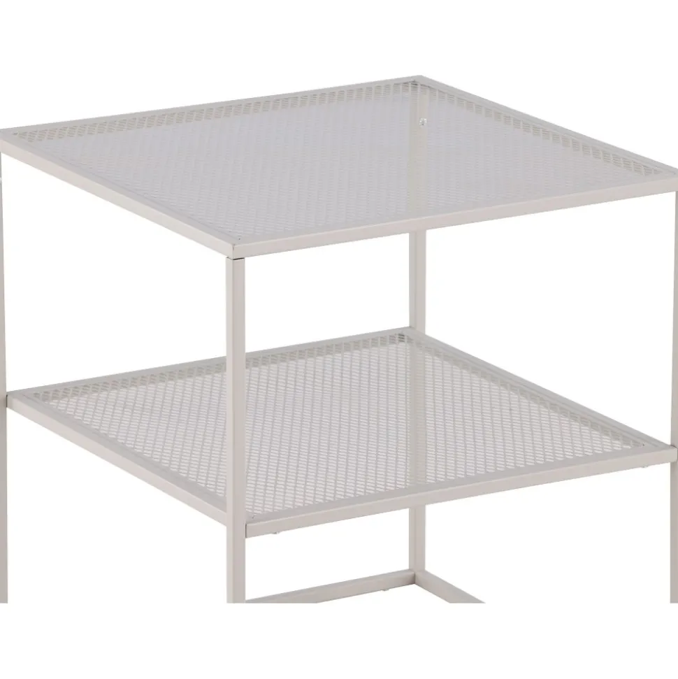 Netz sidobord 55 x 55 cm - Beige