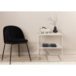 Netz sidobord 55 x 55 cm - Beige