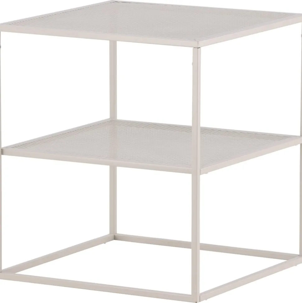 Netz sidobord 55 x 55 cm - Beige