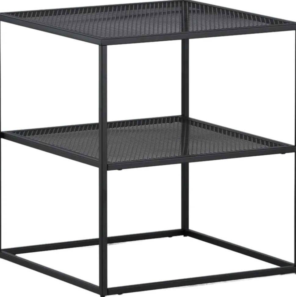 Netz sidobord 55 x 55 cm - Svart