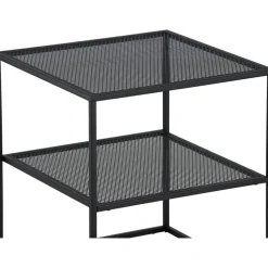 Netz sidobord 55 x 55 cm - Svart
