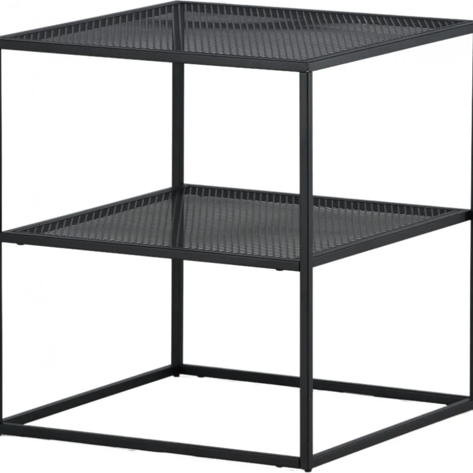 Netz sidobord 55 x 55 cm - Svart