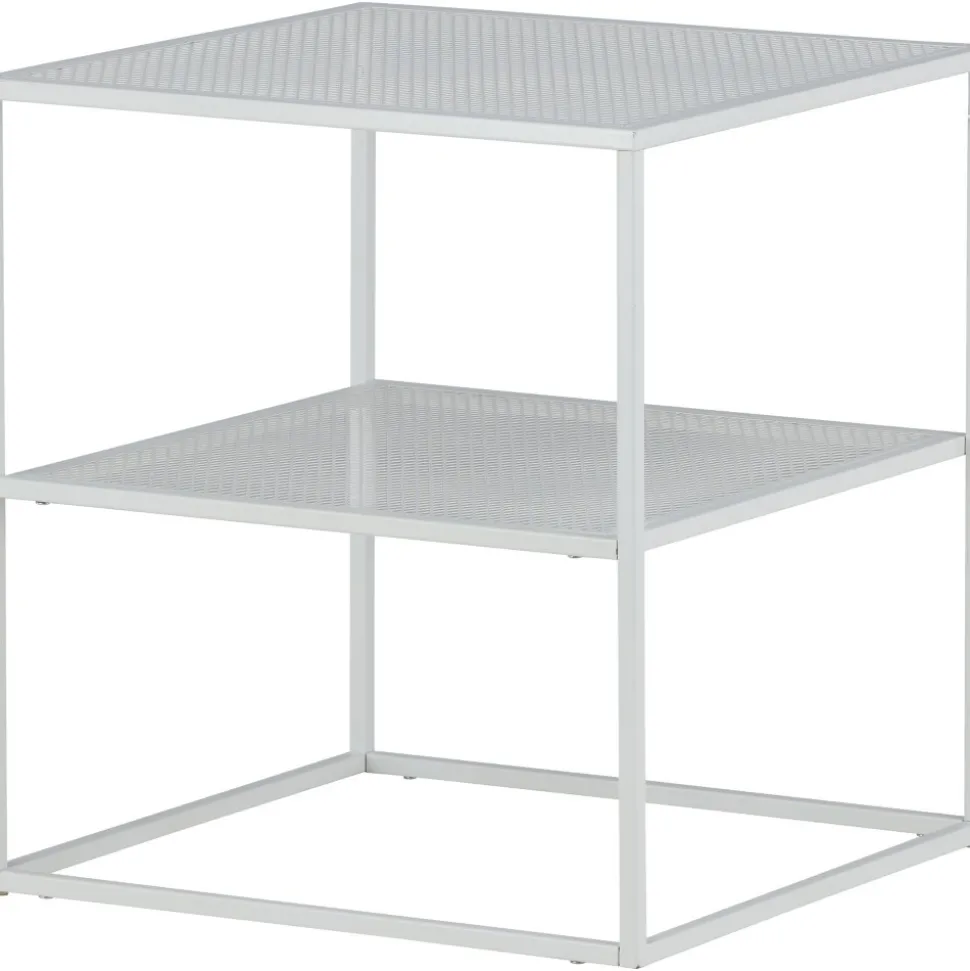 Netz sidobord 55 x 55 cm - Vit