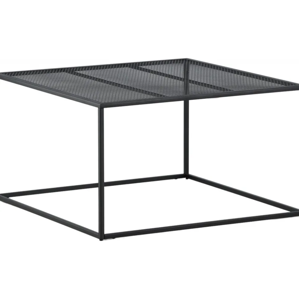 Netz soffbord 80 x 80 cm - Svart