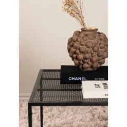 Netz soffbord 80 x 80 cm - Svart
