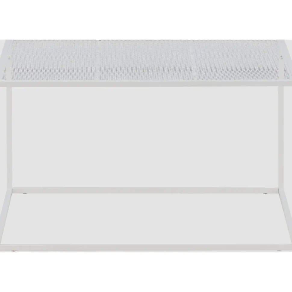 Netz soffbord 80 x 80 cm - Vit