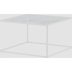 Netz soffbord 80 x 80 cm - Vit