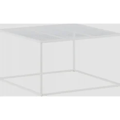 Netz soffbord 80 x 80 cm - Vit