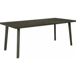 New York matbord 180 cm i brunbetsad ek