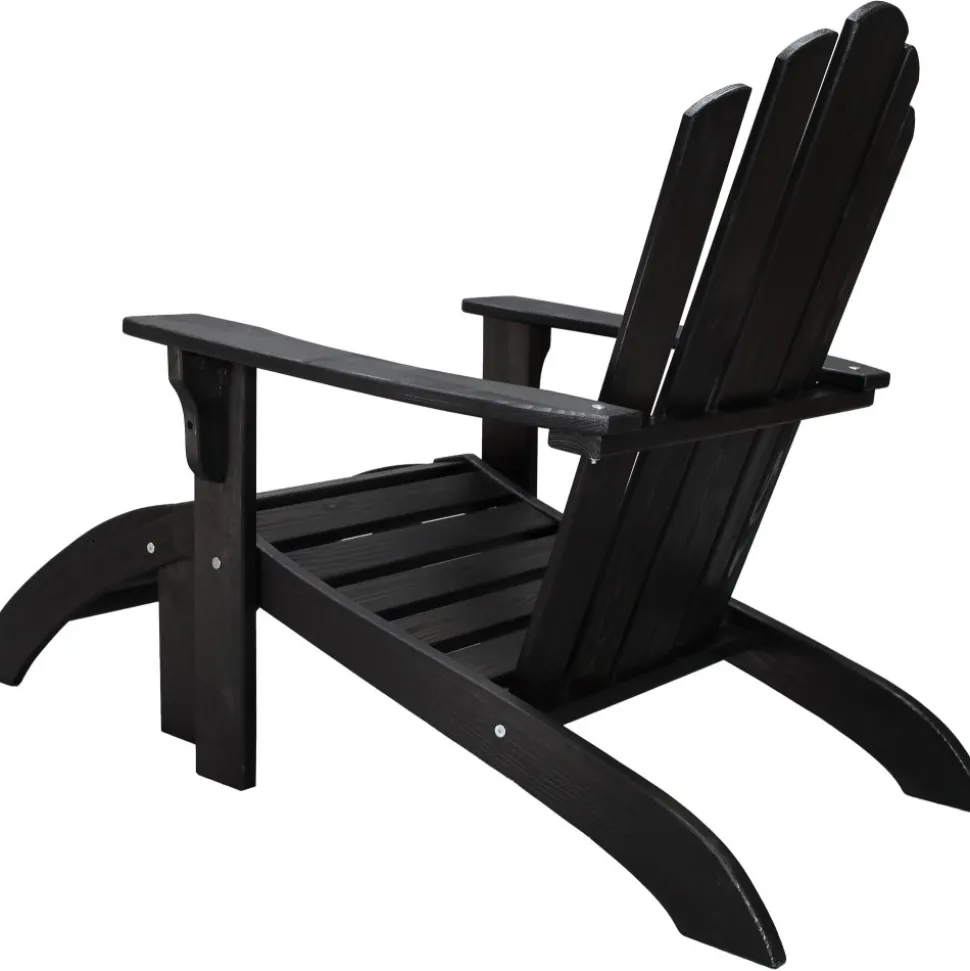 Newport däckstol - Svart + Rengöringsmedel för utemöbler