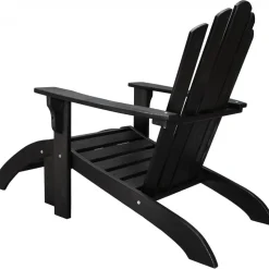 Newport däckstol - Svart + Textilskydd för utemöbler