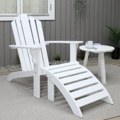 Newport däckstol - Vit + Fläckborttagare för möbler