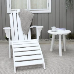 Newport däckstol - Vit + Fläckborttagare för möbler