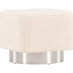 Newton sittpuff - Offwhite/Silver