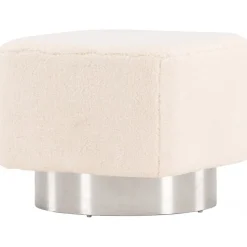 Newton sittpuff - Offwhite/Silver