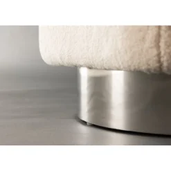 Newton sittpuff - Offwhite/Silver