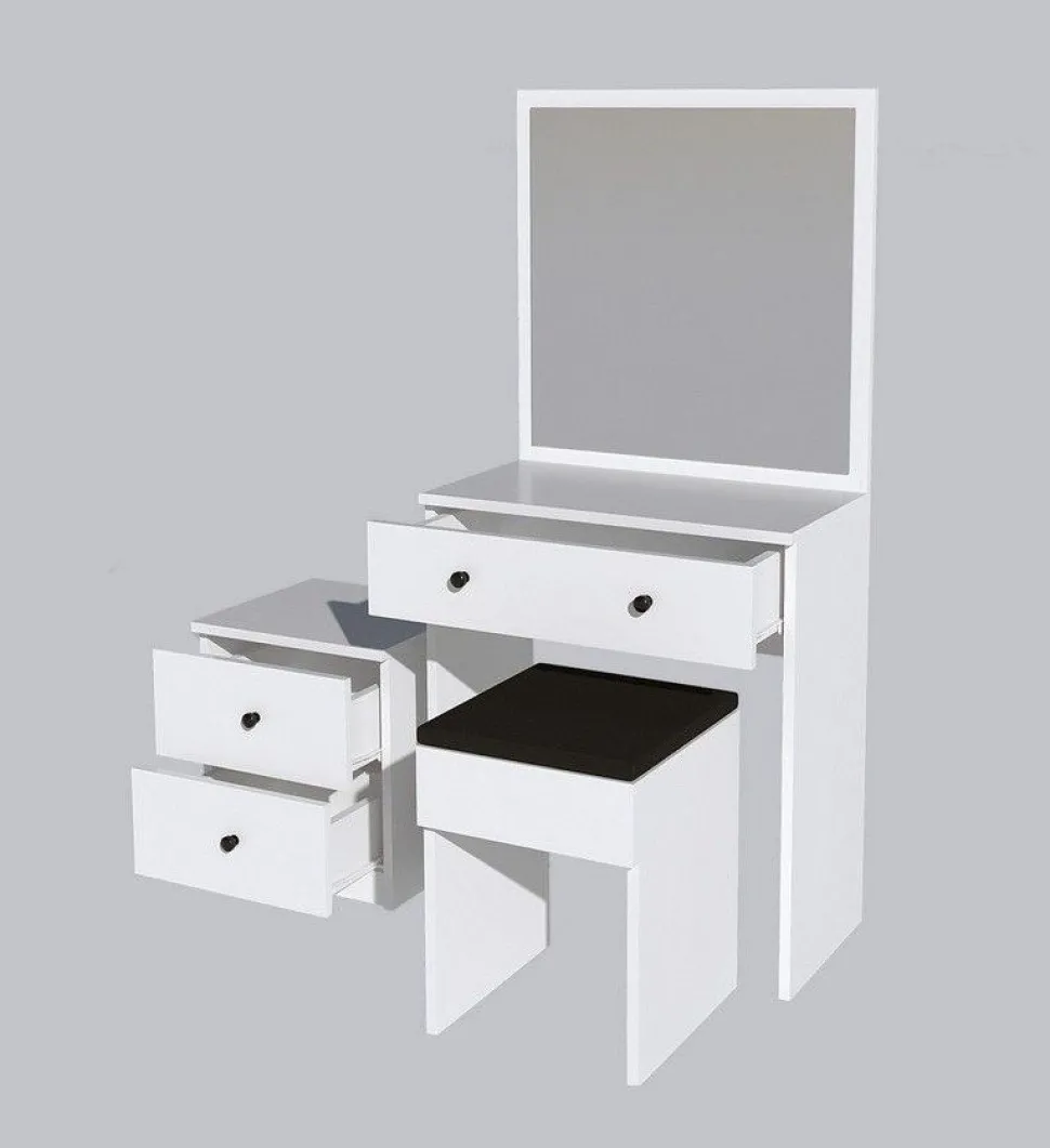 Nice sminkbord 65 x 35 cm - Vit