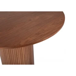 Nivå runt matbord i valnöt - Runt bord Ø110 cm
