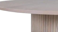 Nivå runt matbord i whitewash - runt bord Ø110 cm