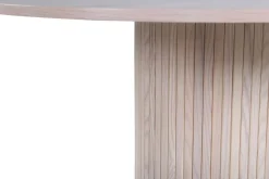 Nivå runt matbord i whitewash - runt bord Ø110 cm