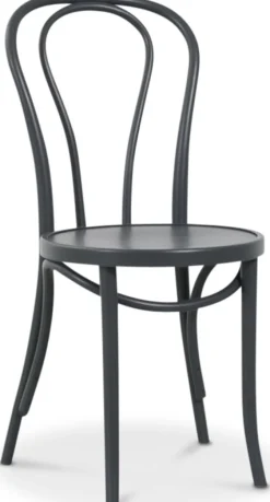 No 18 matstol - Mörkgrå