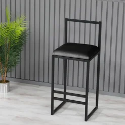 Nordic barstol - Svart