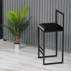 Nordic barstol - Svart