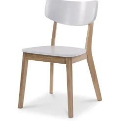 Nordkap stol - Vit/ljus ek