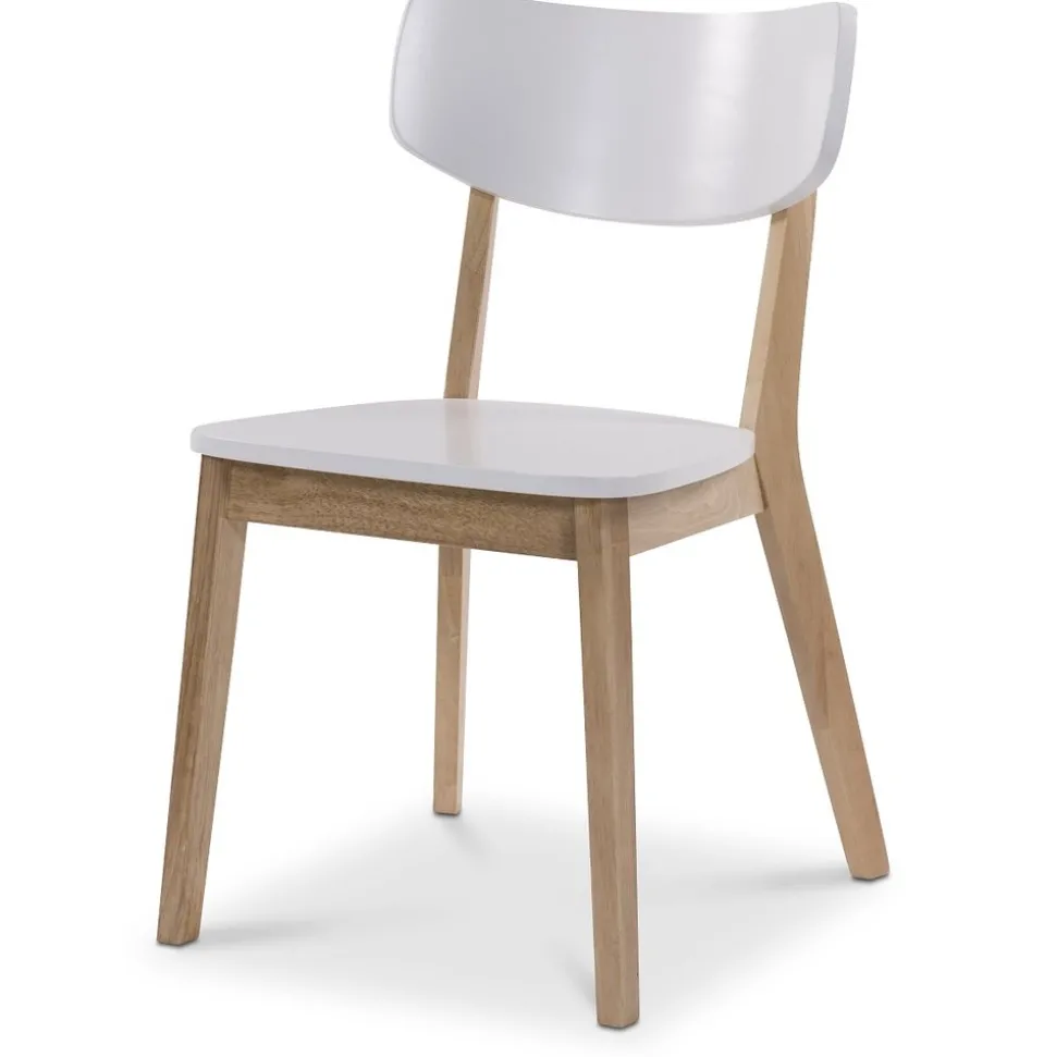 Nordkap stol - Vit/ljus ek