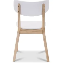 Nordkap stol - Vit/ljus ek