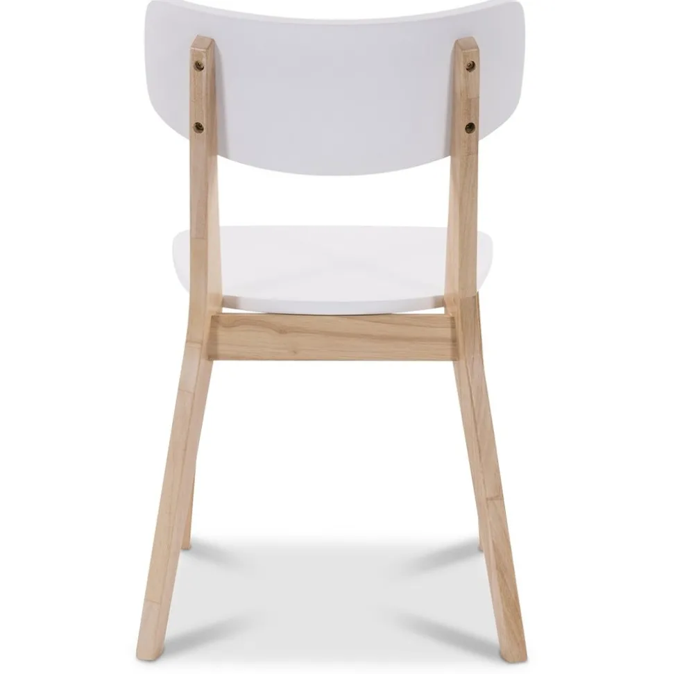 Nordkap stol - Vit/ljus ek