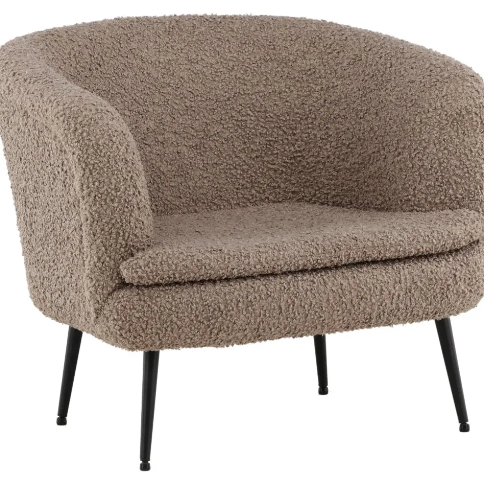 Nordkoster fåtölj - Svart/mörkbeige