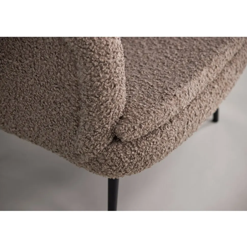 Nordkoster fåtölj - Svart/mörkbeige