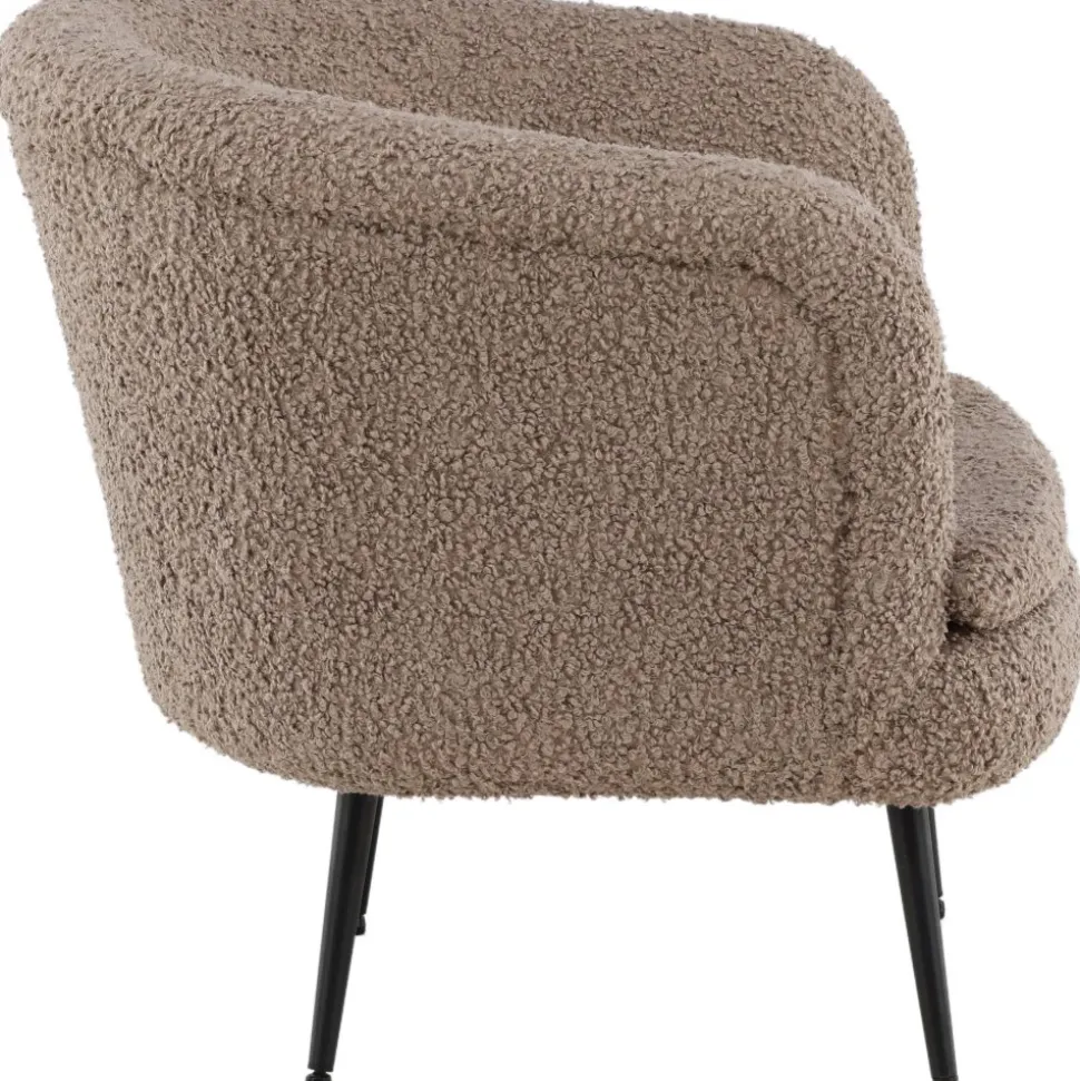 Nordkoster fåtölj - Svart/mörkbeige