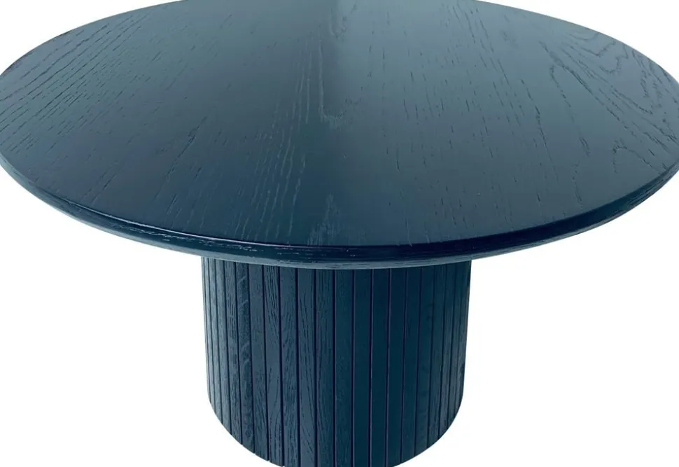 Nova soffbord Ø80 cm - Svart askfanér Kolli 2