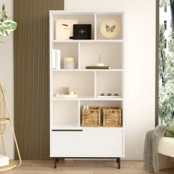 Ocean bokhylla - Vit